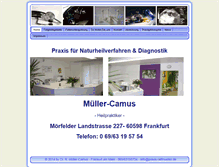 Tablet Screenshot of praxis-ralfmueller.de